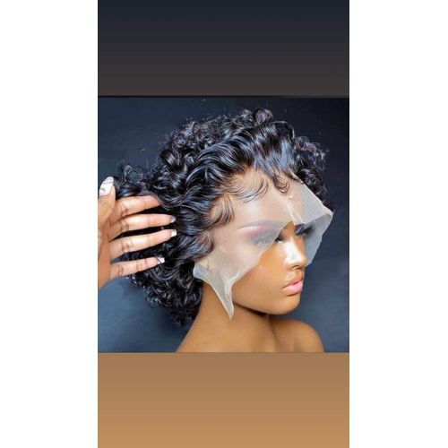 Curls Wig Mimi 13 By1 Frontal Wig Short Curly Frontal Wig Factory Made Item | Buy Curls Wig Mimi 13 By1 Frontal Wig Short Curly Frontal Wig Factory Made | SPOP Enterprise Global